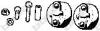 BOSAL 254-026 (254026) Clamp, exhaust system