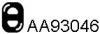 VENEPORTE AA93046 Rubber Strip, exhaust system
