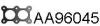 VENEPORTE AA96045 Gasket, exhaust pipe