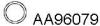 VENEPORTE AA96079 Gasket, exhaust pipe