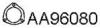 VENEPORTE AA96080 Gasket, exhaust pipe