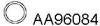 VENEPORTE AA96084 Gasket, exhaust pipe