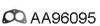VENEPORTE AA96095 Gasket, exhaust pipe