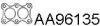 VENEPORTE AA96135 Gasket, exhaust pipe