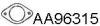 VENEPORTE AA96315 Gasket, exhaust pipe