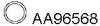 VENEPORTE AA96568 Seal, exhaust pipe