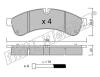 fri.tech. 868.0 (8680) Brake Pad Set, disc brake