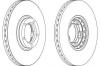WAGNER WGR0849-1 (WGR08491) Brake Disc