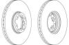 WAGNER WGR1112-1 (WGR11121) Brake Disc