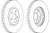 WAGNER WGR11651 Brake Disc