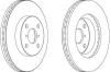 WAGNER WGR1587-1 (WGR15871) Brake Disc