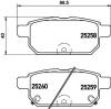 TEXTAR 2525801 Brake Pad Set, disc brake