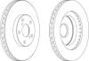 FERODO DDF1646 Brake Disc