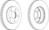 FERODO DDF1209 Brake Disc