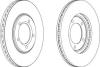 FERODO DDF1471 Brake Disc