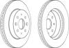 FERODO DDF1542 Brake Disc