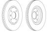 WAGNER WGR11521 Brake Disc
