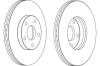 WAGNER WGR11721 Brake Disc