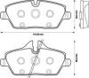 JURID 573137J Brake Pad Set, disc brake