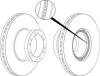 FERODO FCR255A Brake Disc