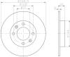 HELLA PAGID 8DD355108-391 (8DD355108391) Brake Disc