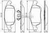 BOSCH 0986495258 Brake Pad Set, disc brake