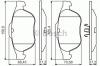 BOSCH 0986495264 Brake Pad Set, disc brake