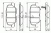BOSCH 0986495358 Brake Pad Set, disc brake