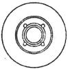 JURID 561238JC Brake Disc