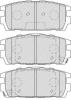 FERODO FDB1841 Brake Pad Set, disc brake