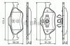 BOSCH 0986495017 Brake Pad Set, disc brake