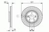 BOSCH 0986479786 Brake Disc