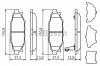 BOSCH 0986494444 Brake Pad Set, disc brake