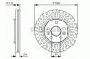 BOSCH 0986479S66 Brake Disc
