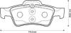 JURID 571989J Brake Pad Set, disc brake