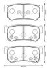 JURID 573377J Brake Pad Set, disc brake