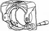HELLA 8HG153152-001 (8HG153152001) Holder; Base, worklight; Holder, fog light