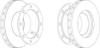 FERODO FCR206A Brake Disc