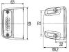 HELLA 2KA010278-021 (2KA010278021) Licence Plate Light