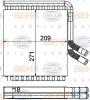 HELLA 8FH351313-581 (8FH351313581) Heat Exchanger, interior heating