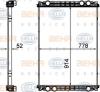HELLA 8MK376761-551 (8MK376761551) Radiator, engine cooling