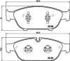 HELLA 8DB355016-031 (8DB355016031) Brake Pad Set, disc brake
