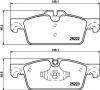 HELLA 8DB355015-711 (8DB355015711) Brake Pad Set, disc brake
