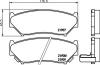 HELLA 8DB355016-911 (8DB355016911) Brake Pad Set, disc brake