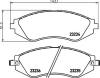 HELLA 8DB355017-141 (8DB355017141) Brake Pad Set, disc brake