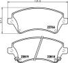 HELLA 8DB355017-241 (8DB355017241) Brake Pad Set, disc brake