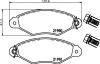 HELLA 8DB355019-311 (8DB355019311) Brake Pad Set, disc brake