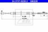 ATE 24.3727-0220.2 (24372702202) Cable, parking brake