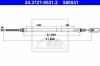 ATE 24.3727-0531.2 (24372705312) Cable, parking brake