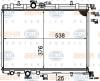 BEHR 8MK376718-054 (8MK376718054) Radiator, engine cooling